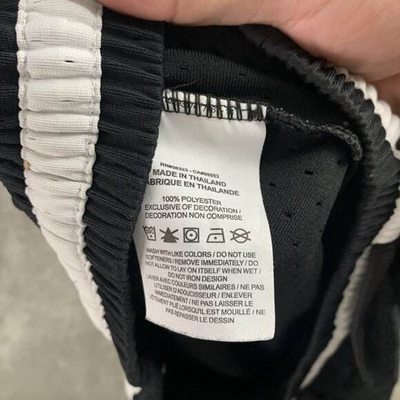 Jordan Dri-Fit Diamond Shorts Men's Size XL Black White DH9075 Workout Gym 6” - Picture 8 of 11